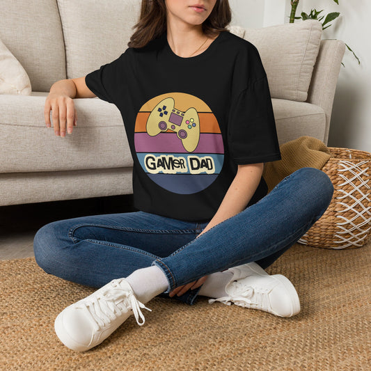 Gamer Dad T-Shirt — Retro Controller Father’s Day Tee
