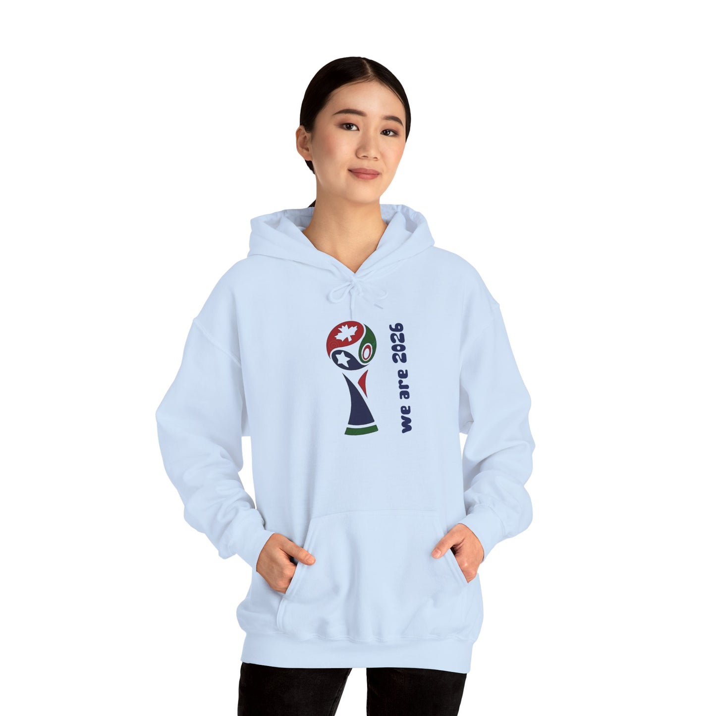 World Cup Trophy Hoodie – “we are 2026” Soccer Fan Sweatshirt