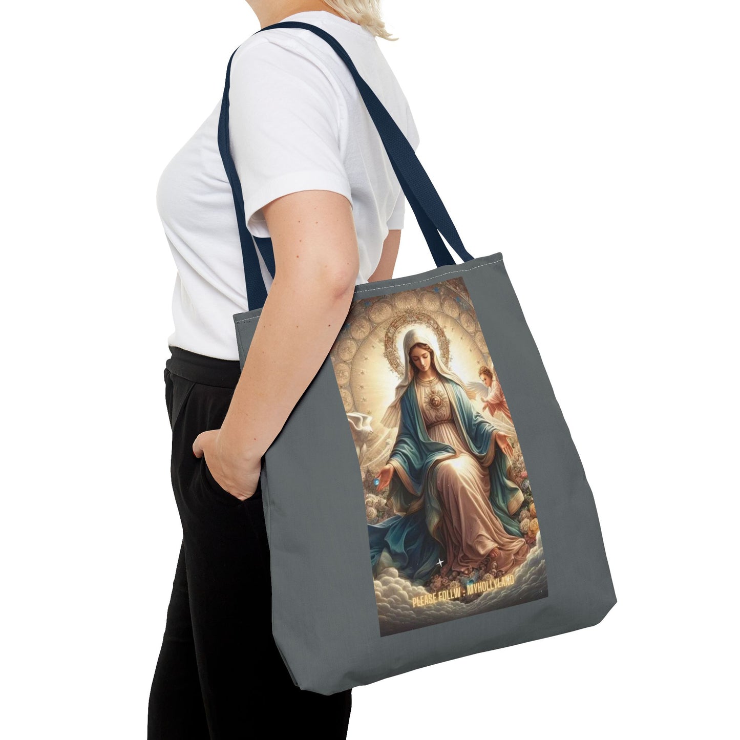 Mary Immaculate Tote Bag — Religious Virgin Mary Prayer Art Tote