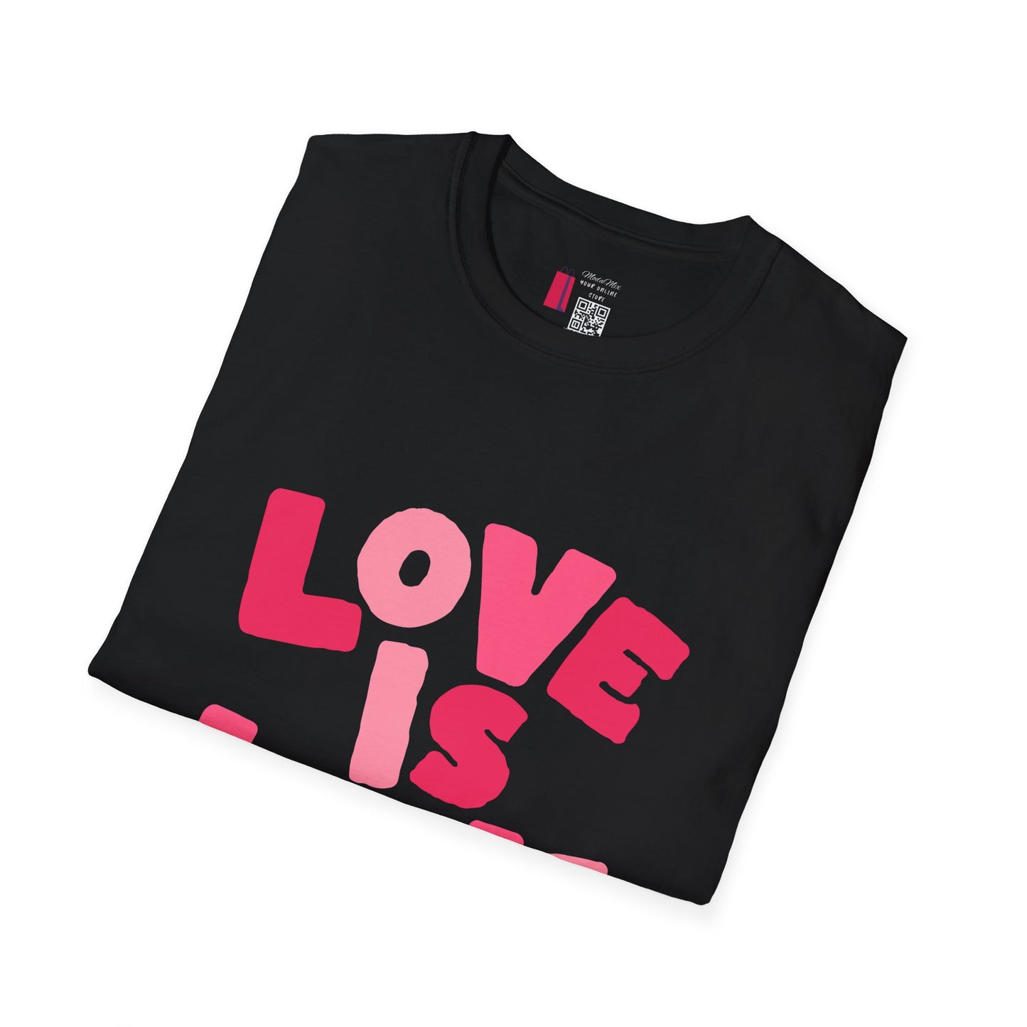 T-Shirt — "Love Is Love" Retro Pink Pride Tee