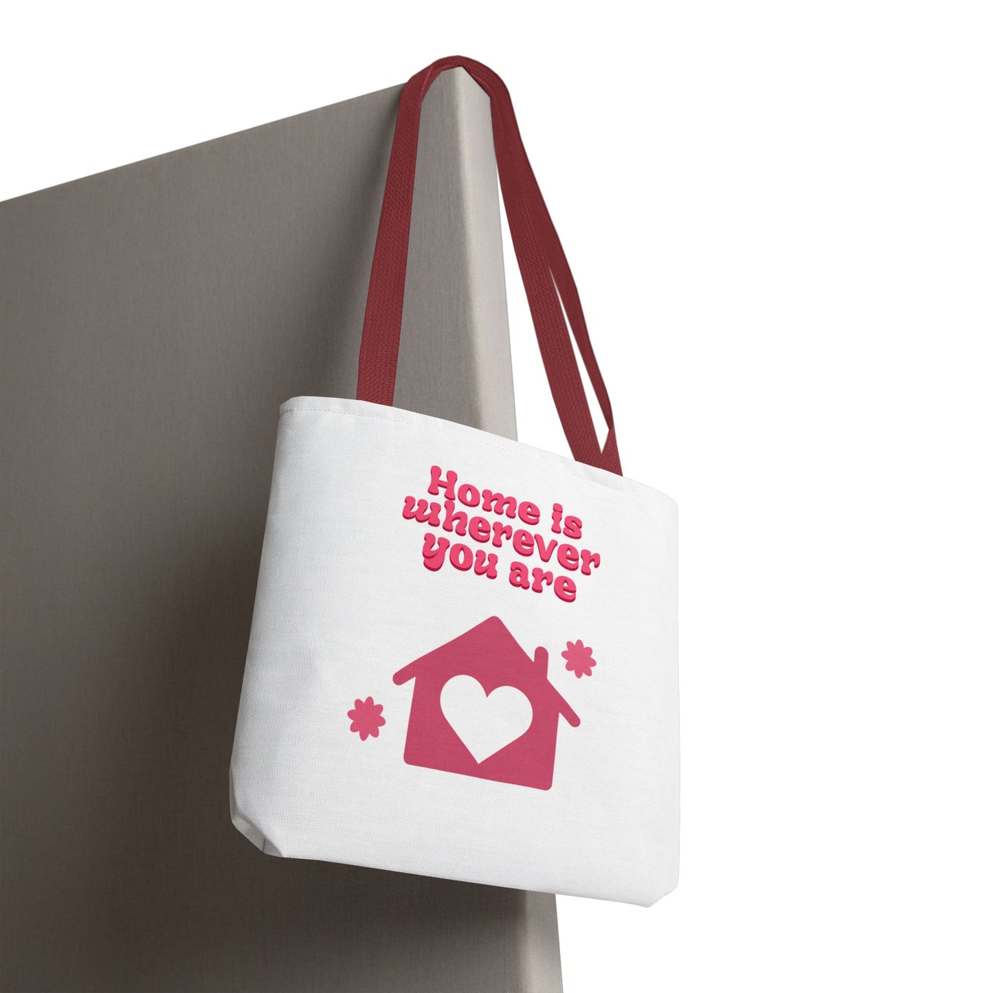 Valentine Love Tote Bag — Romantic Heart Print