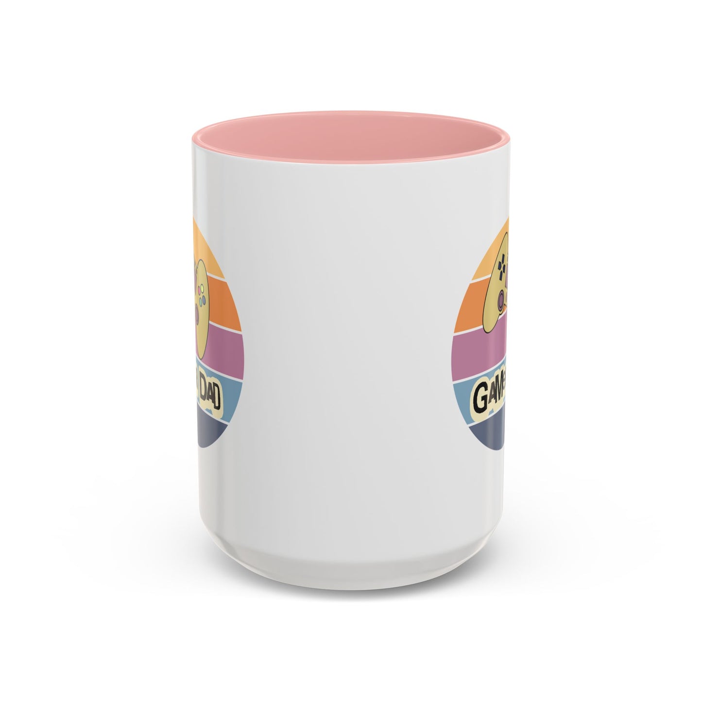 Gamer Dad Coffee Mug — Retro Controller Accent Mug (11/15 oz)