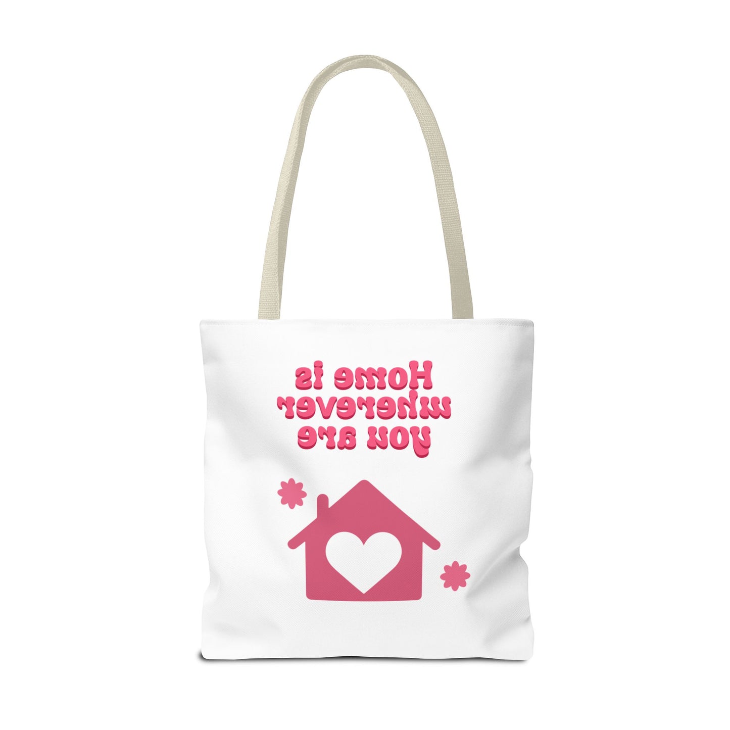 Valentine Love Tote Bag — Romantic Heart Print