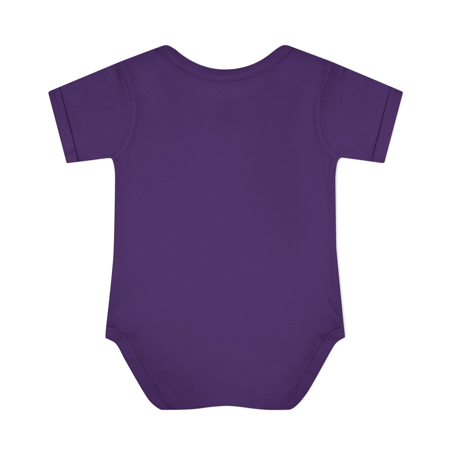 Baby Bodysuit — Cute Rainbow with Smiling Clouds Infant Onesie