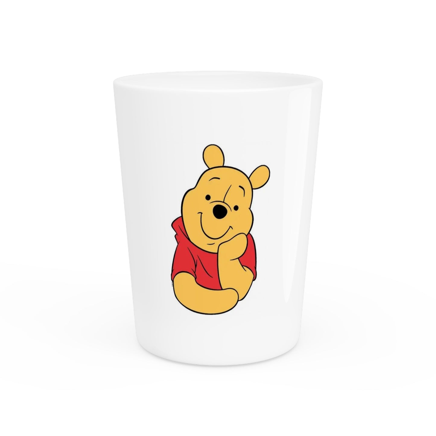Winnie the Pooh Shot Glass — Cute Cartoon Honey-Loving Character Bar Glass