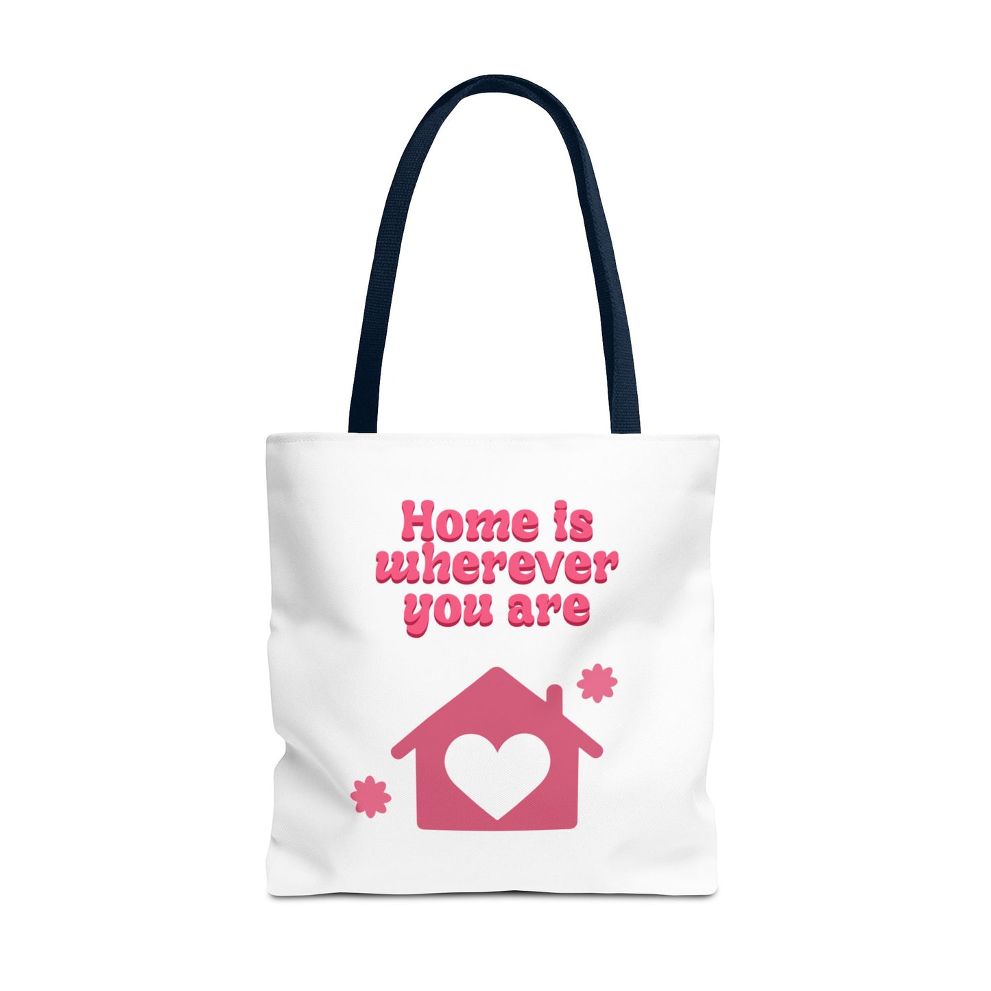 Valentine Love Tote Bag — Romantic Heart Print