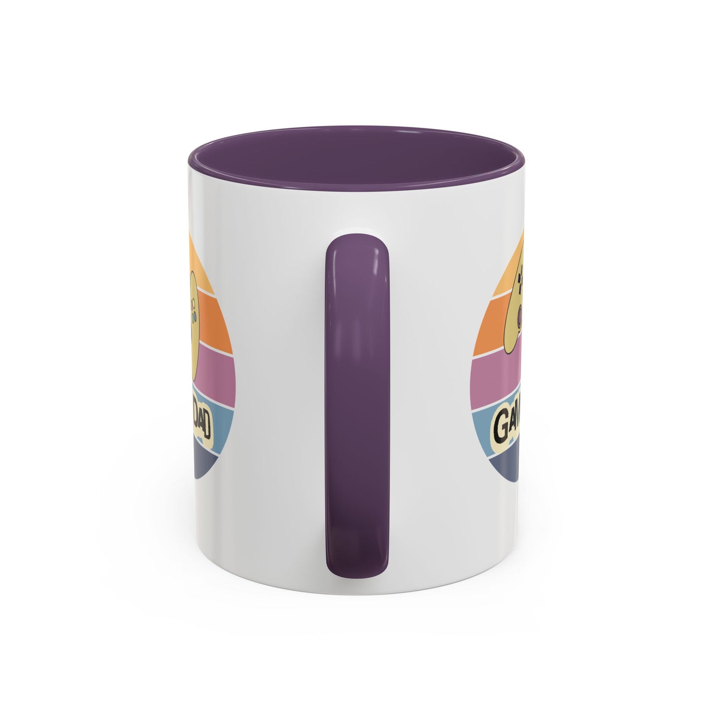 Gamer Dad Coffee Mug — Retro Controller Accent Mug (11/15 oz)