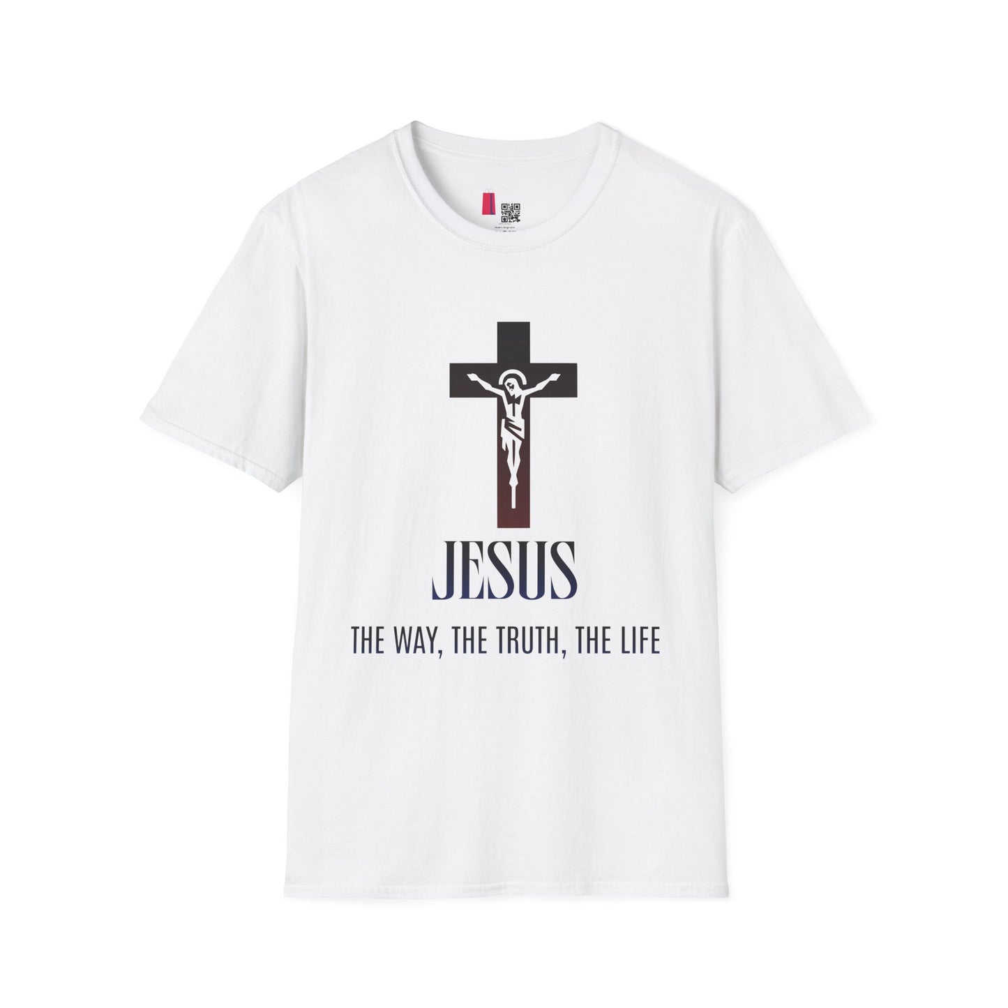 Jesus Cross T-Shirt — "The Way, The Truth, The Life" Christian Tee
