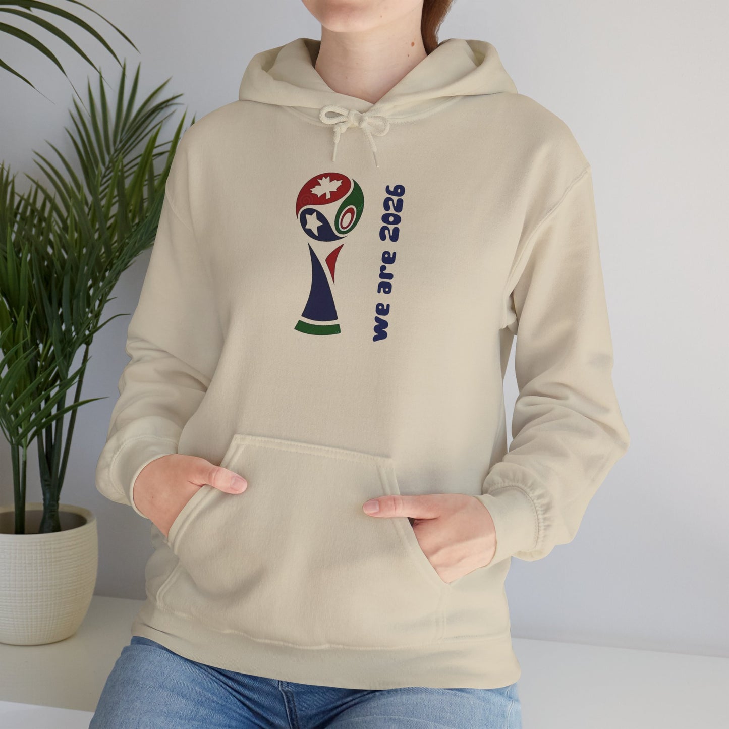 World Cup Trophy Hoodie – “we are 2026” Soccer Fan Sweatshirt