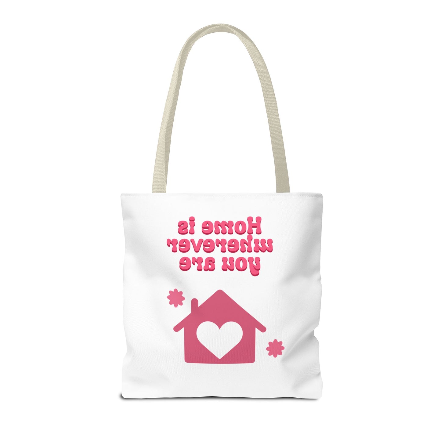 Valentine Love Tote Bag — Romantic Heart Print
