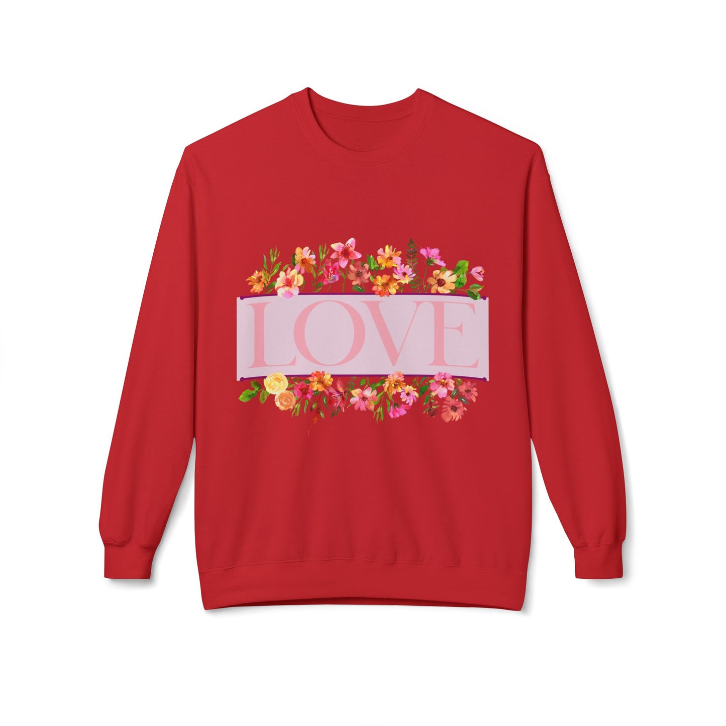 Love Floral Crewneck Sweatshirt