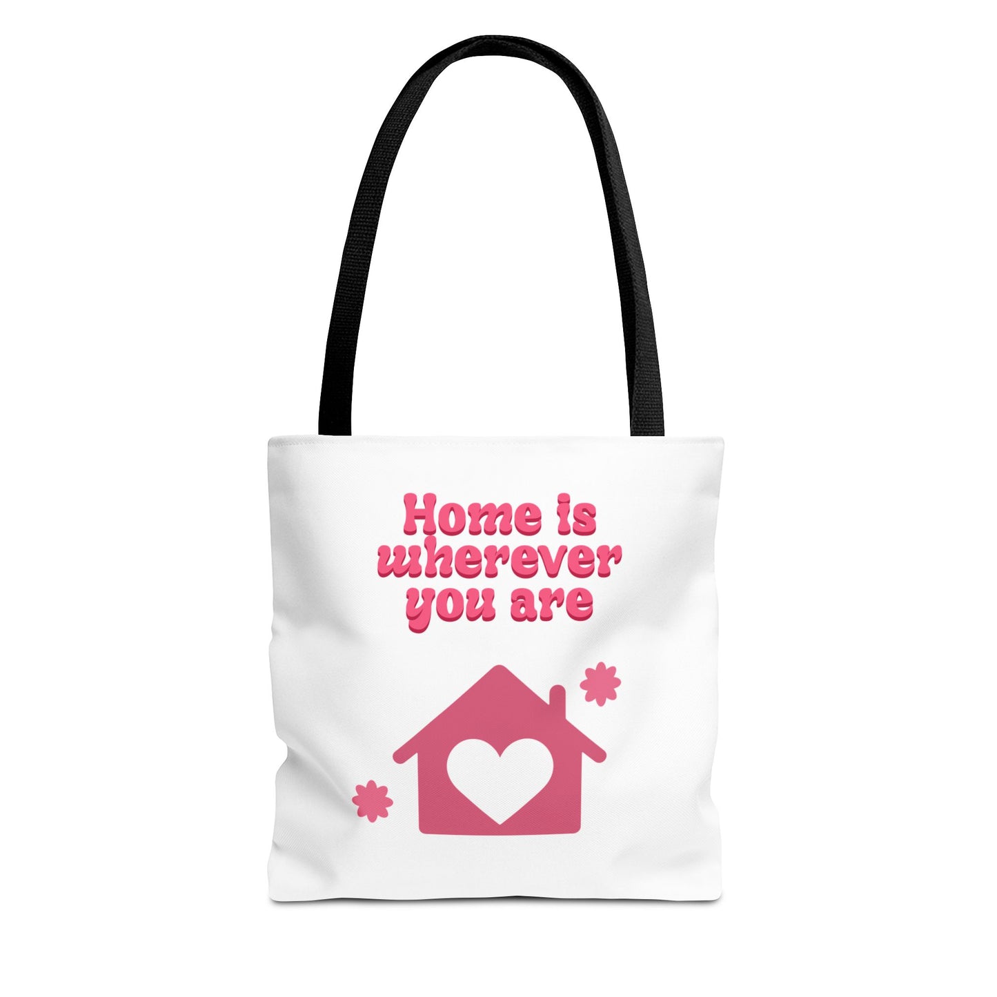 Valentine Love Tote Bag — Romantic Heart Print