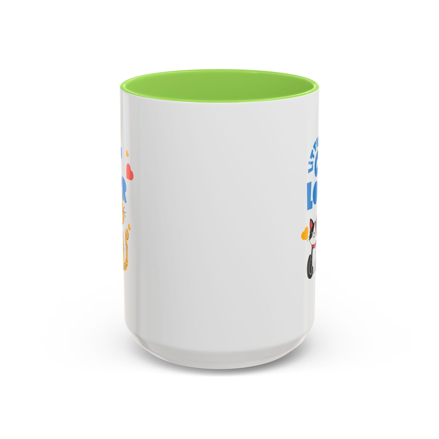 Cat Lover Mug — Colorful 11oz/15oz Ceramic Coffee Cup (Little Cat Lover Design)