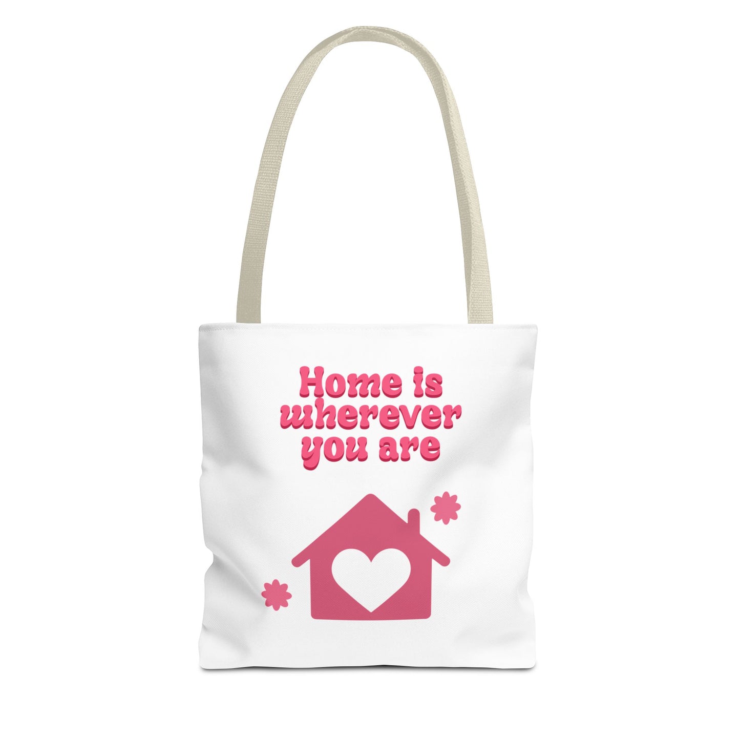 Valentine Love Tote Bag — Romantic Heart Print
