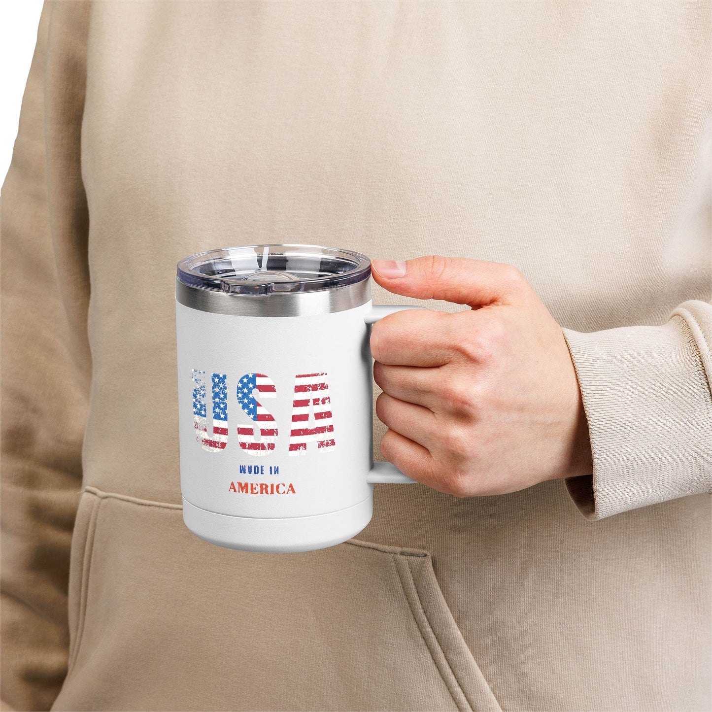 Coffee Mug Tumbler - 4th of July Celebration 15oz
