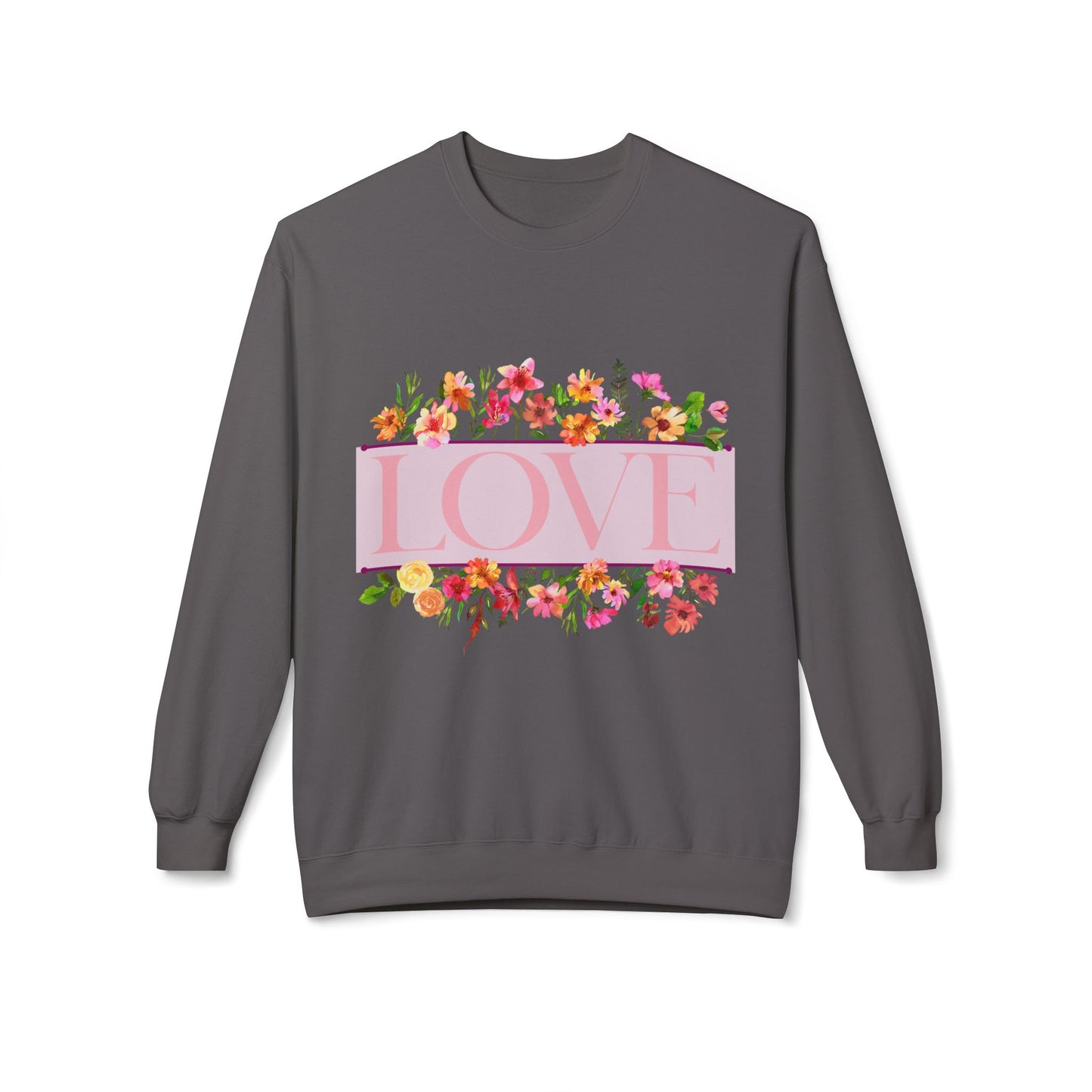 Love Floral Crewneck Sweatshirt