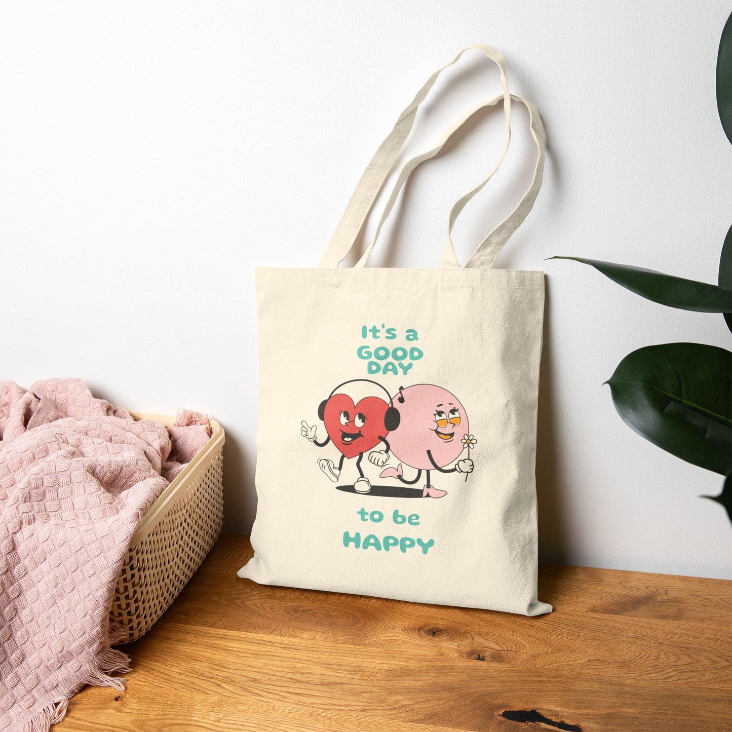Cotton Canvas Tote Bag