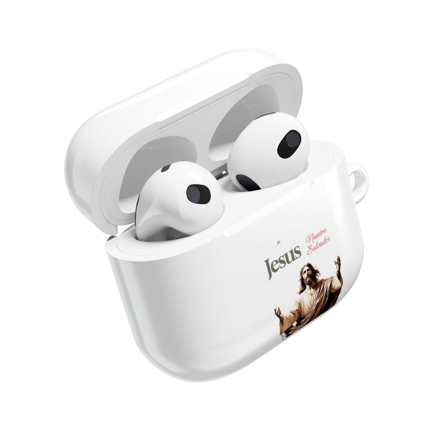 Faith Hope Love AirPod Case — Jesus Maria Christian Protective Cover