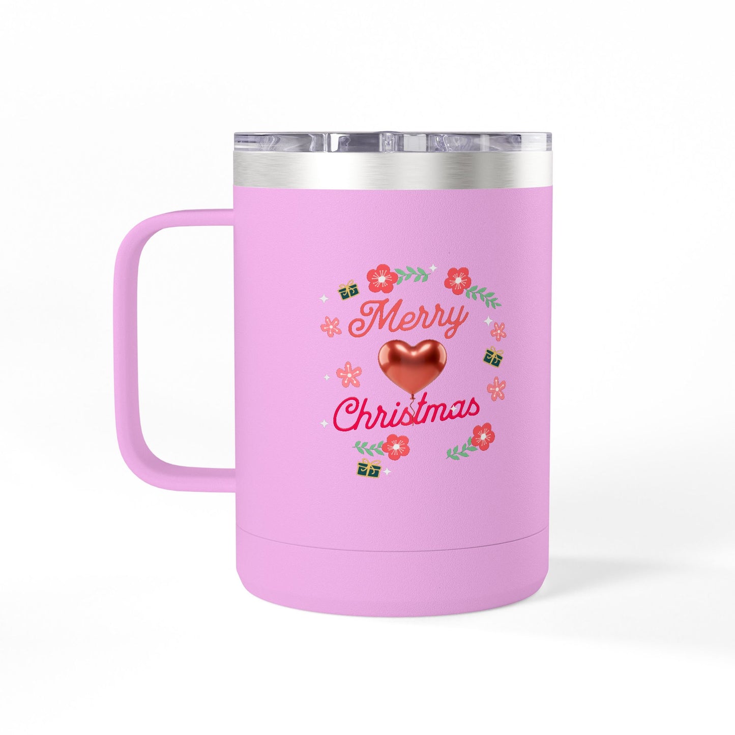 Christmas Coffee Mug Tumbler, 15oz