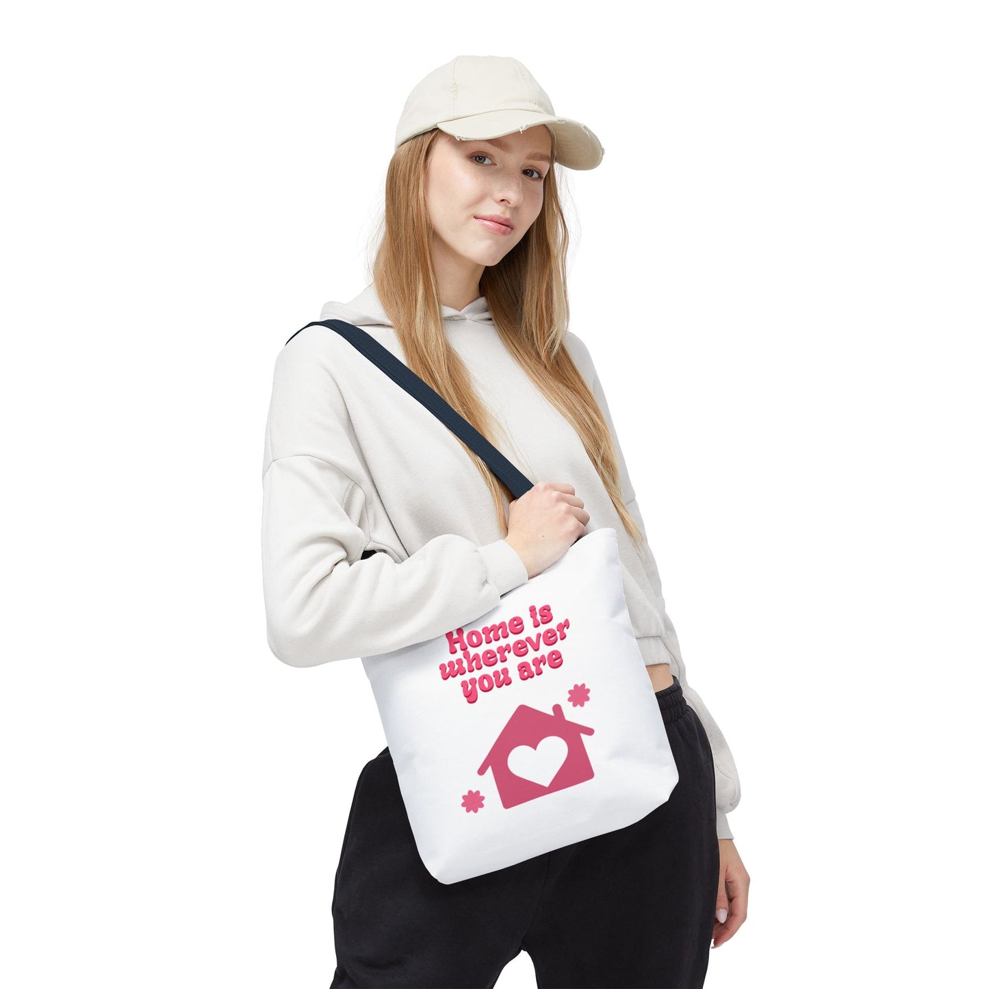 Valentine Love Tote Bag — Romantic Heart Print