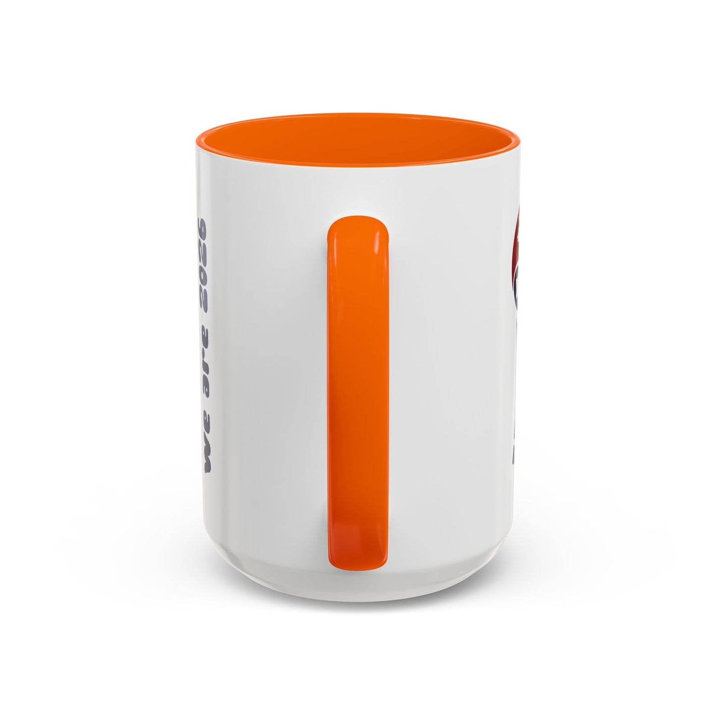 World Cup 2026 Accent Coffee Mug — 'We Are 2026' Soccer Fan Gift