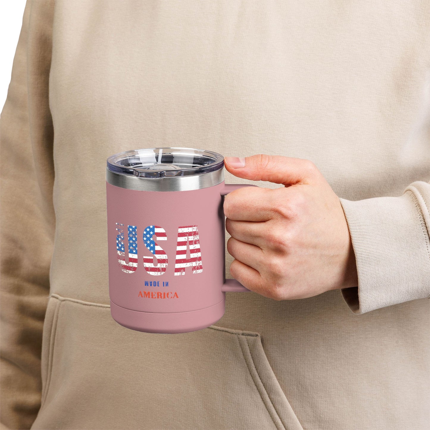 Coffee Mug Tumbler - 4th of July Celebration 15oz