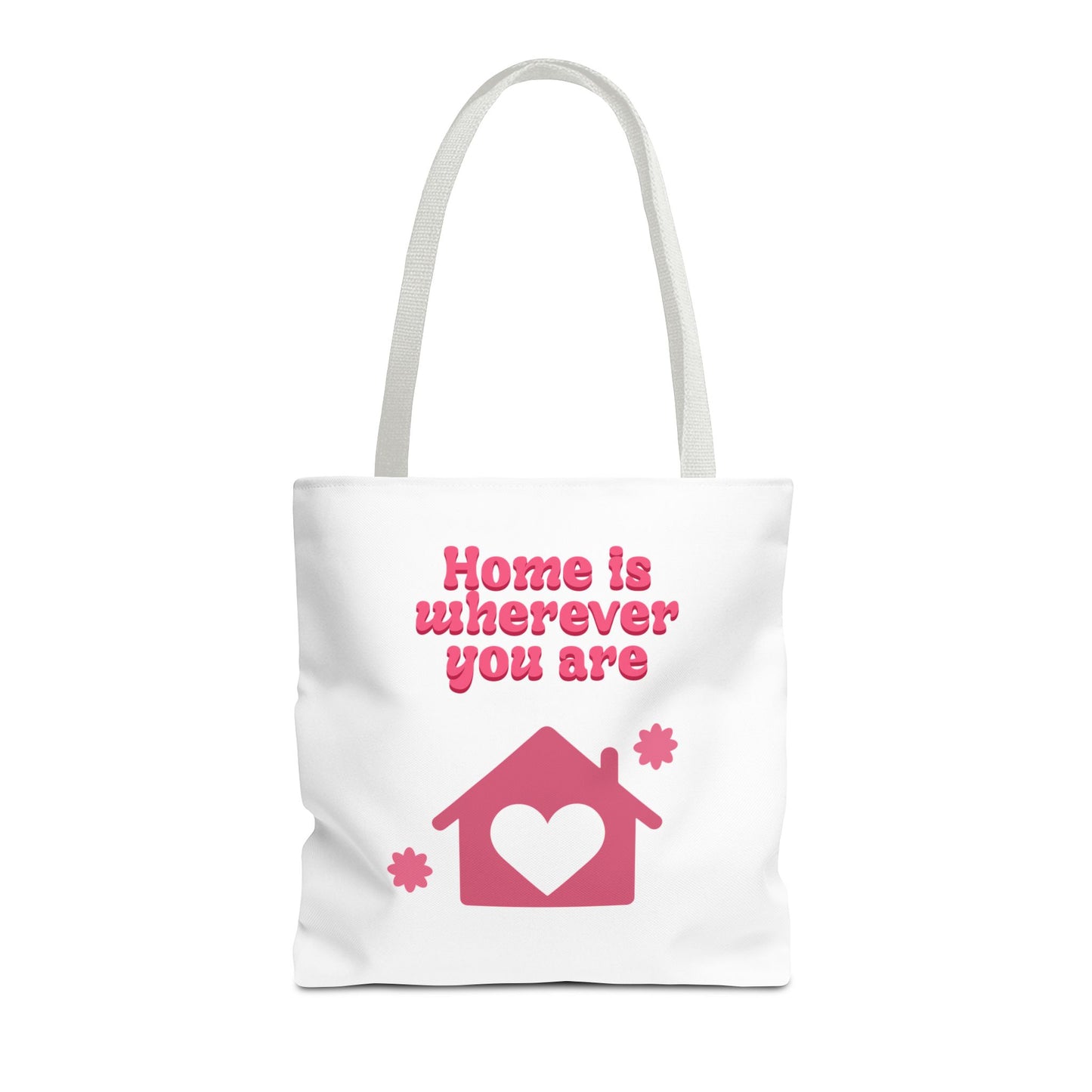 Valentine Love Tote Bag — Romantic Heart Print