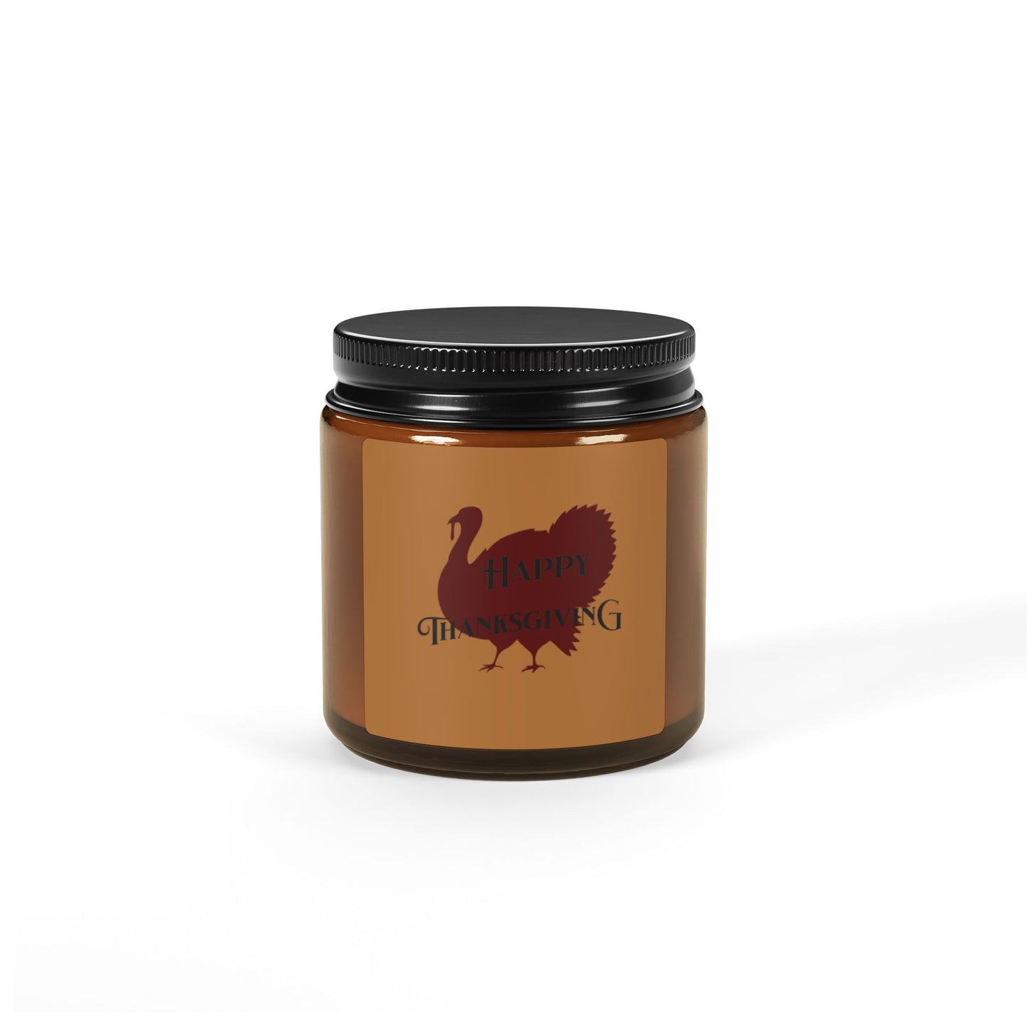 Scented Soy Candle (Multi-Size, Amber Jar)