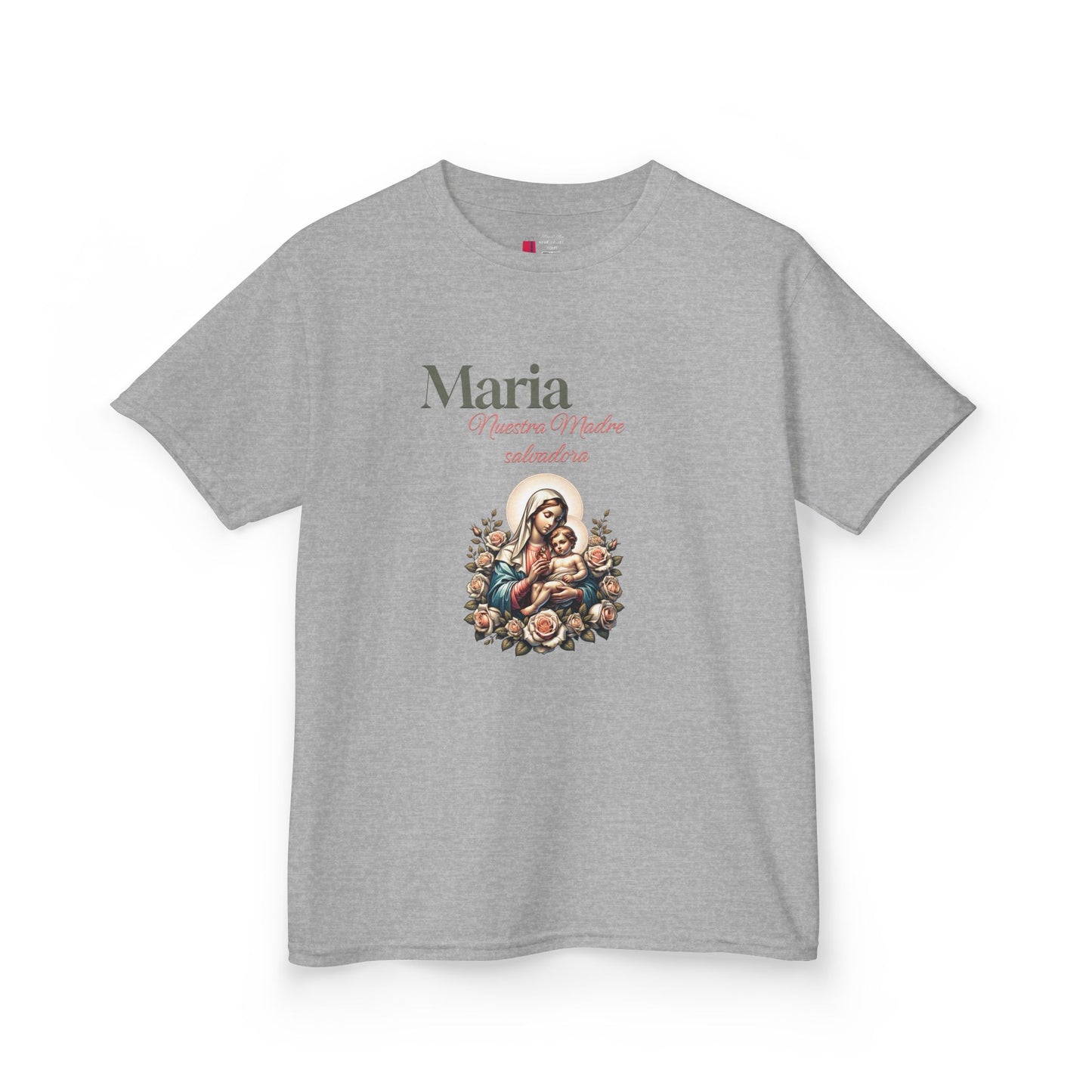 Kids Maria Virgen Faith T-Shirt — Religious Catholic Children's Tee