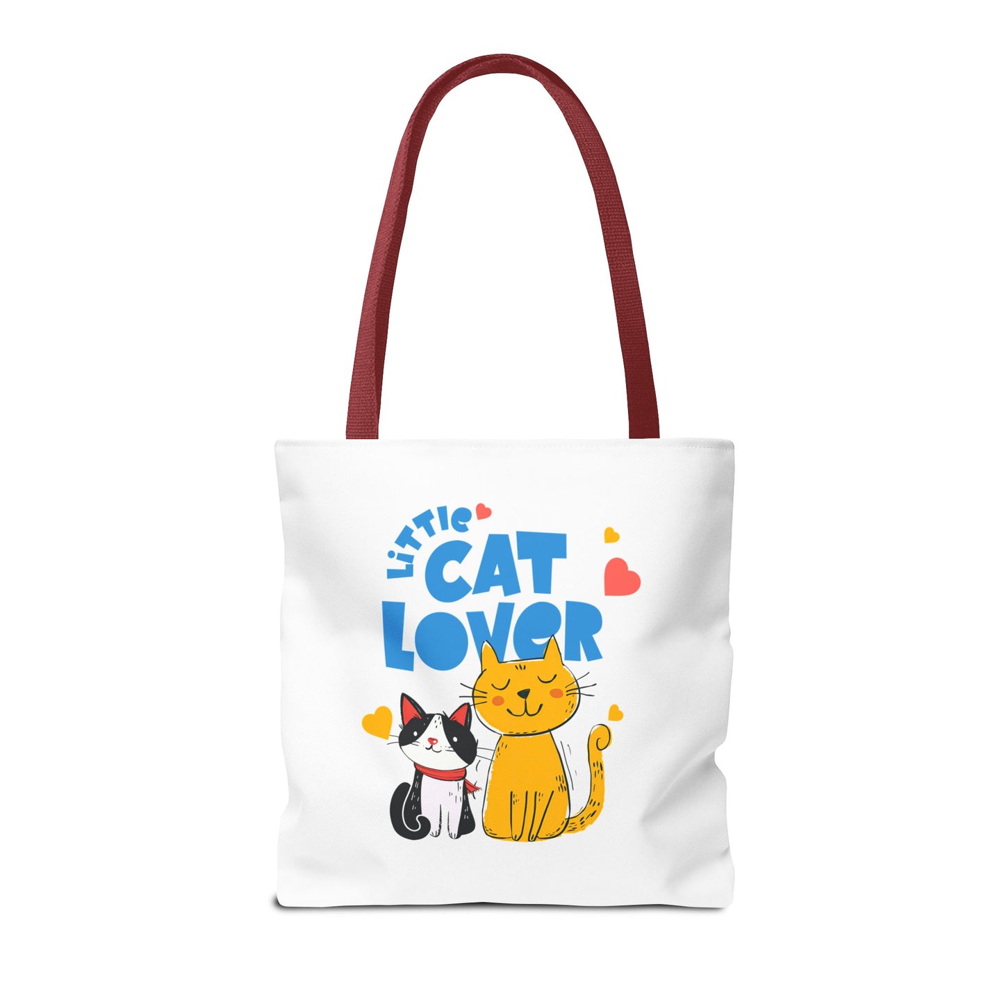 Little Cat Lover Tote Bag – Cute Cat Illustration Reusable Shopping Bag