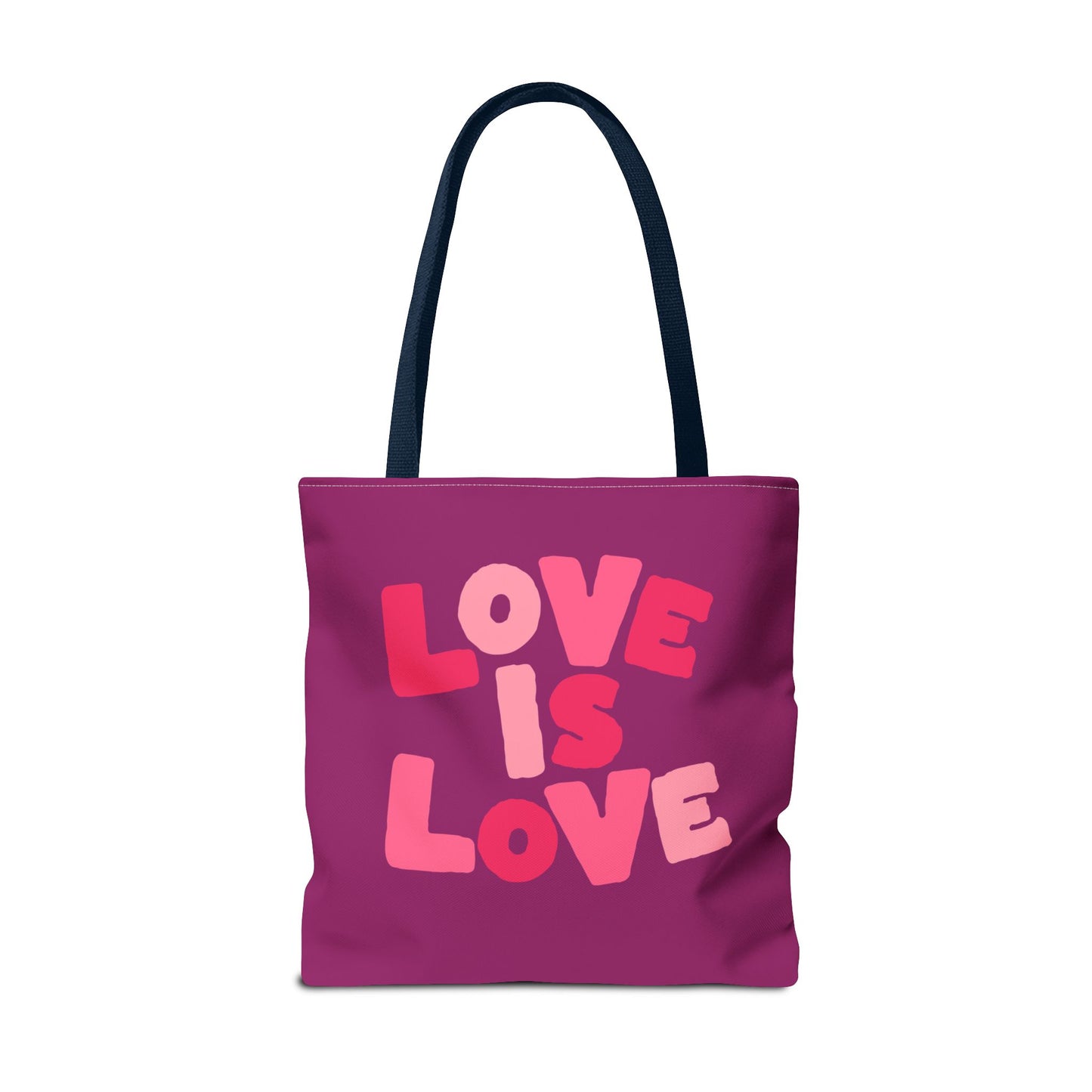 Love Is Love Tote Bag — Bright Pride Statement Tote for Everyday Use