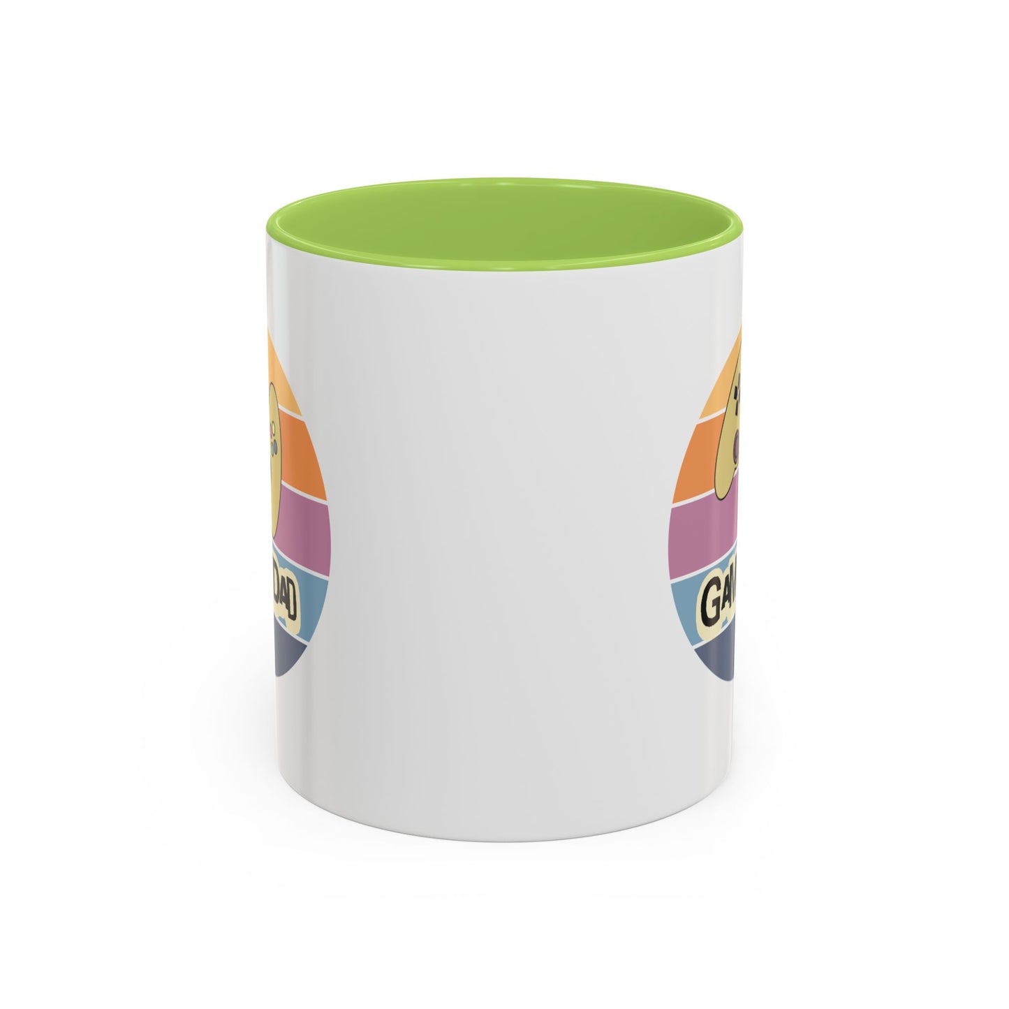 Gamer Dad Coffee Mug — Retro Controller Accent Mug (11/15 oz)