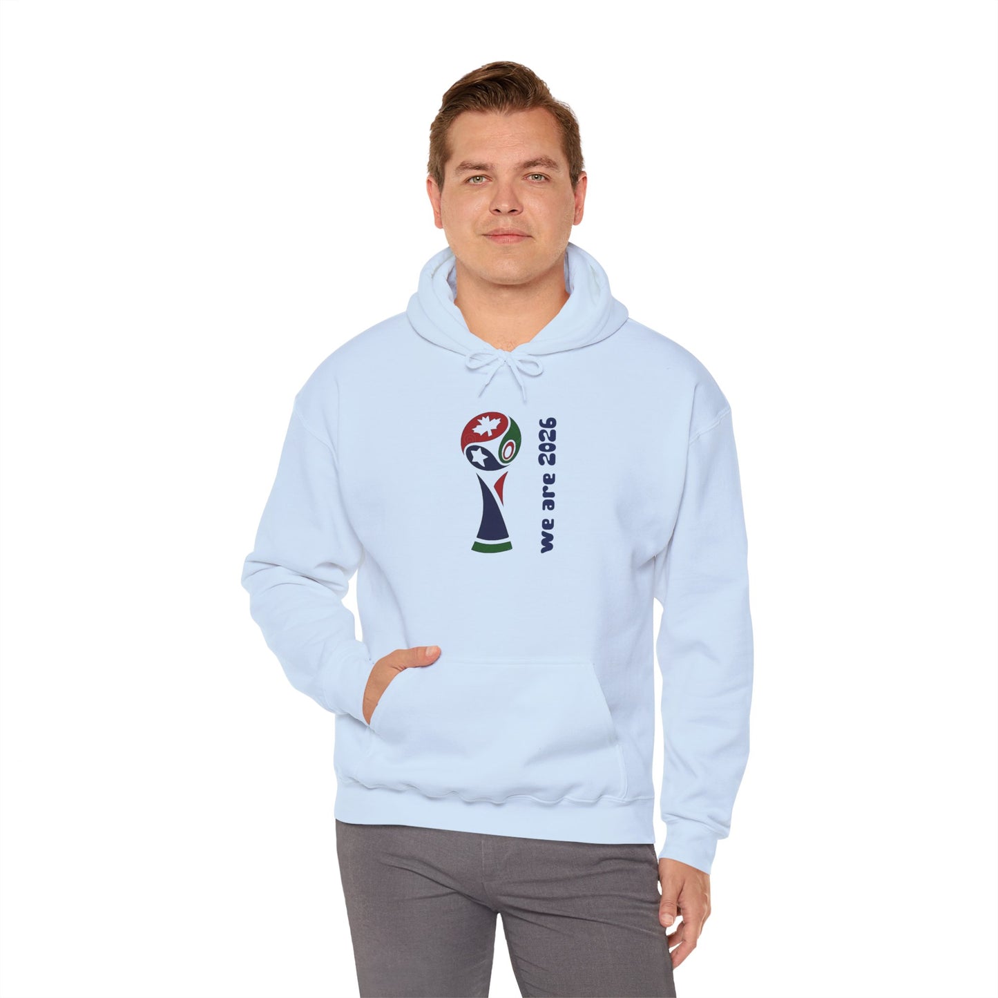 World Cup Trophy Hoodie – “we are 2026” Soccer Fan Sweatshirt