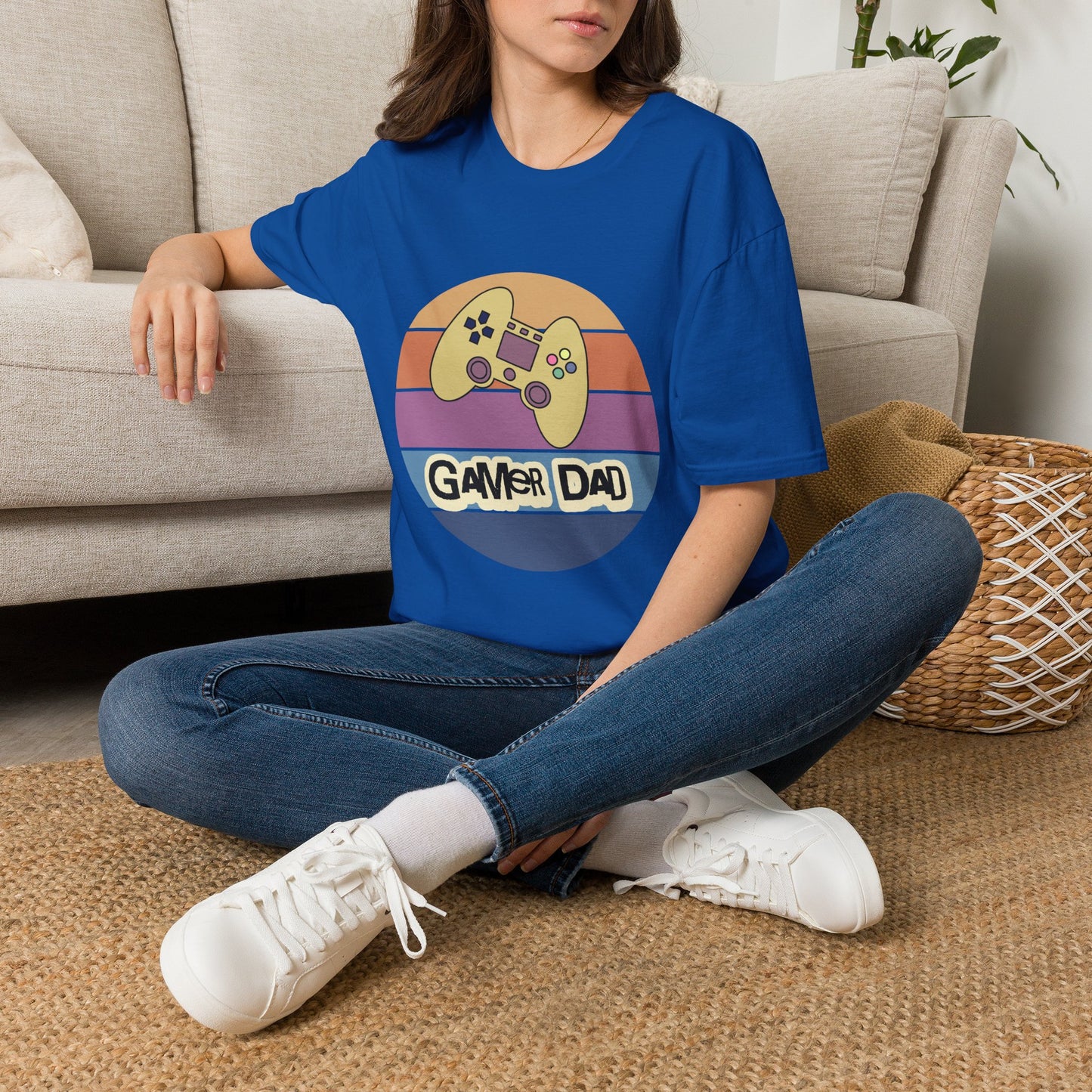 Gamer Dad T-Shirt — Retro Controller Father’s Day Tee