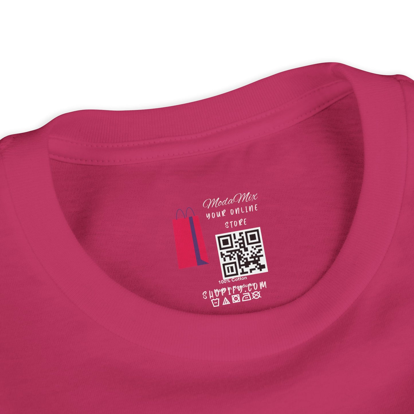 Youth Rainbow Tee — Cute Smiling Clouds & Rainbow Kids Shirt