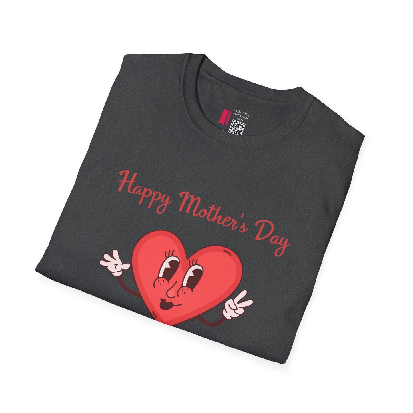 Happy Mother's Day Heart Graphic T-Shirt