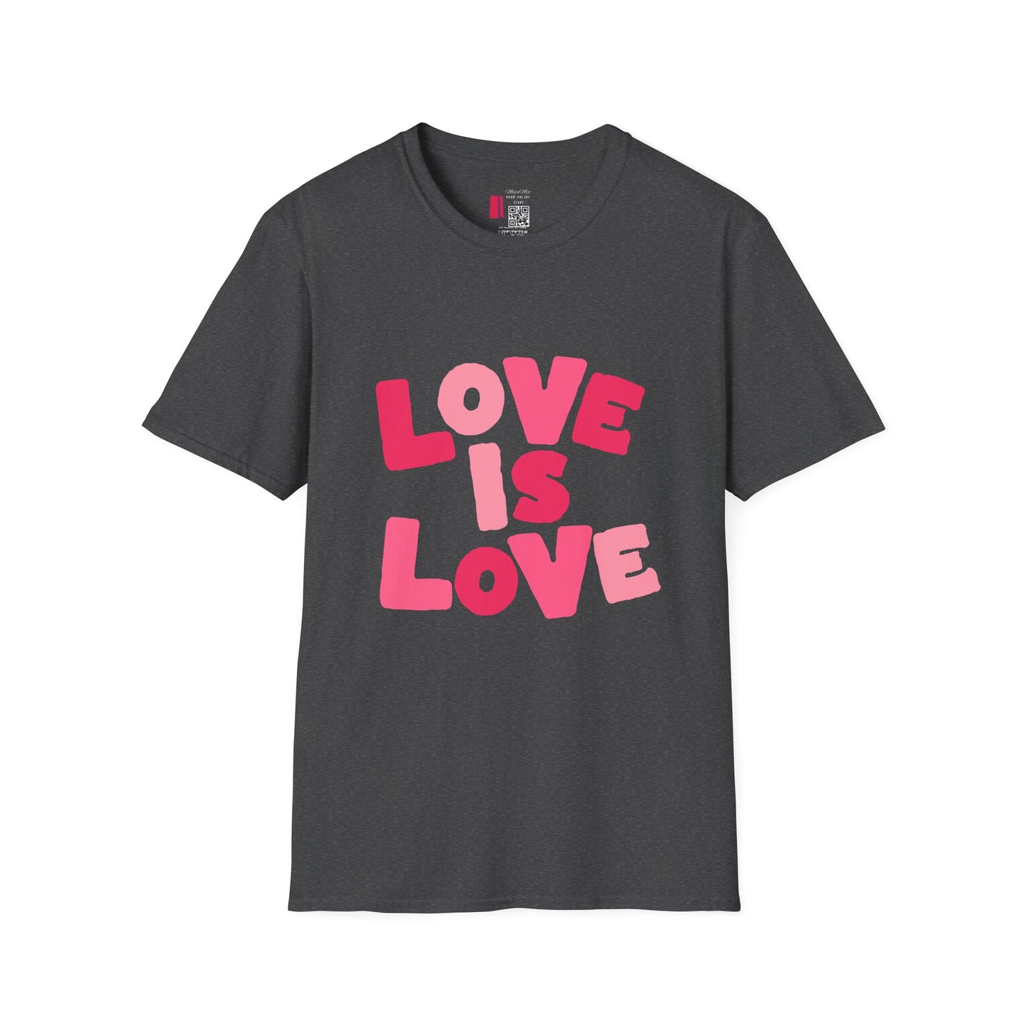 T-Shirt — "Love Is Love" Retro Pink Pride Tee