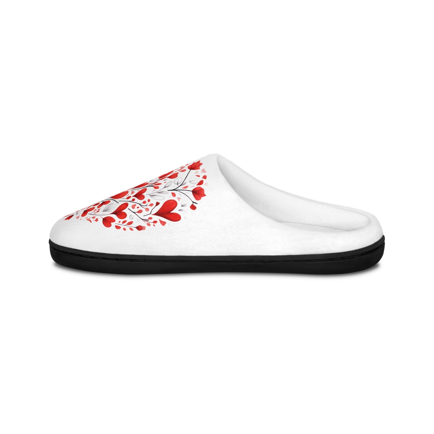 Heart Tree Women's Slippers — Cozy Valentine Indoor Slip-Ons