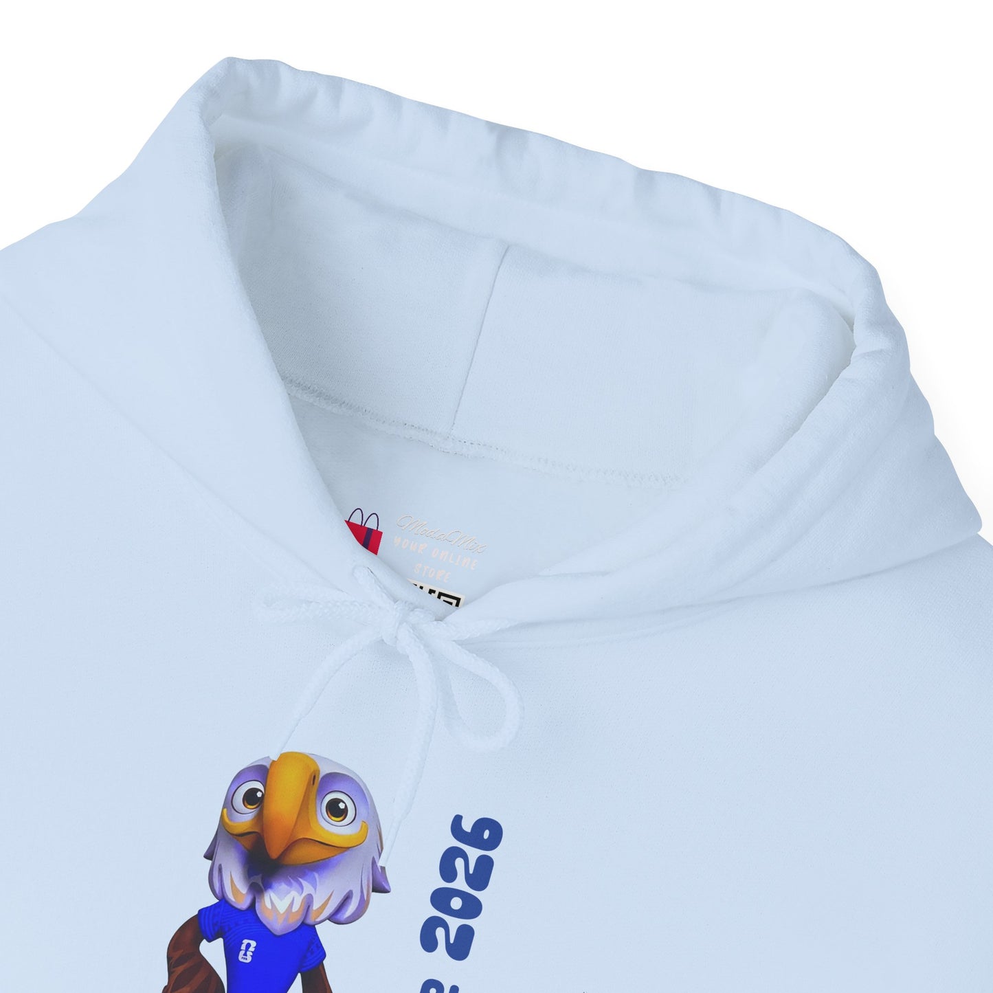 World Cup 2026 USA Eagle Mascot Hoodie — 'We Are 2026' Graphic Pullover