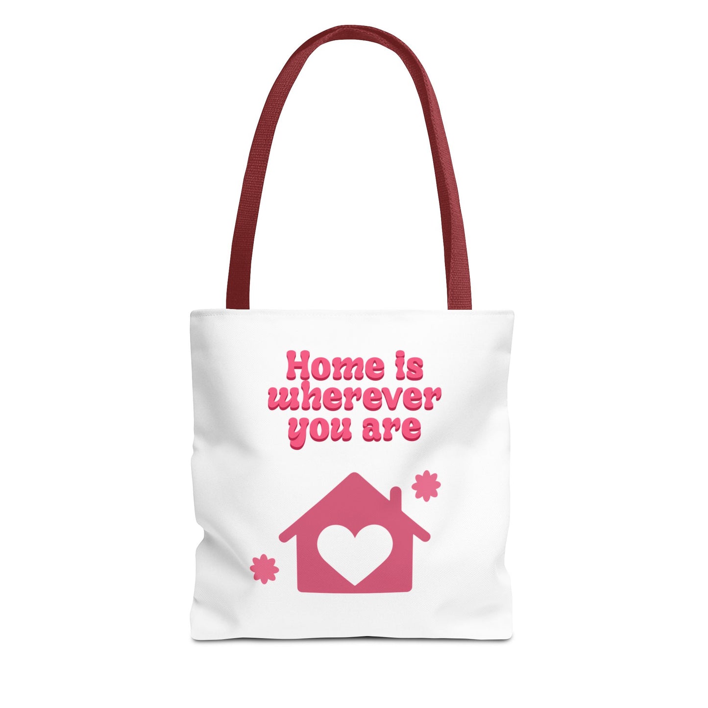Valentine Love Tote Bag — Romantic Heart Print