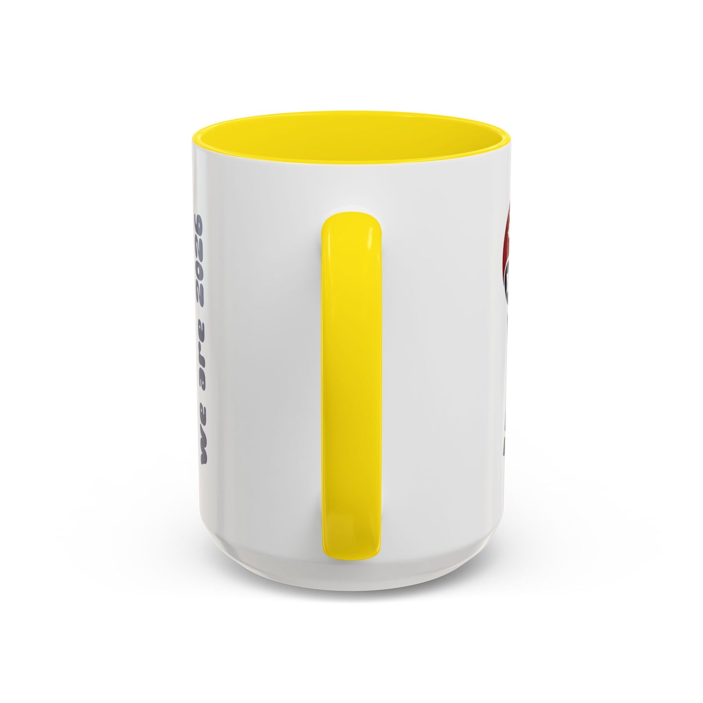 World Cup 2026 Accent Coffee Mug — 'We Are 2026' Soccer Fan Gift