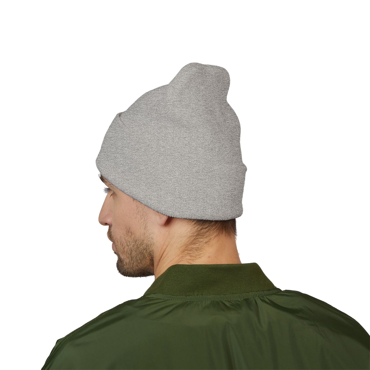 Embroidered 2026 World Cup Trophy Beanie — Soccer Fan Cuffed Knit Hat