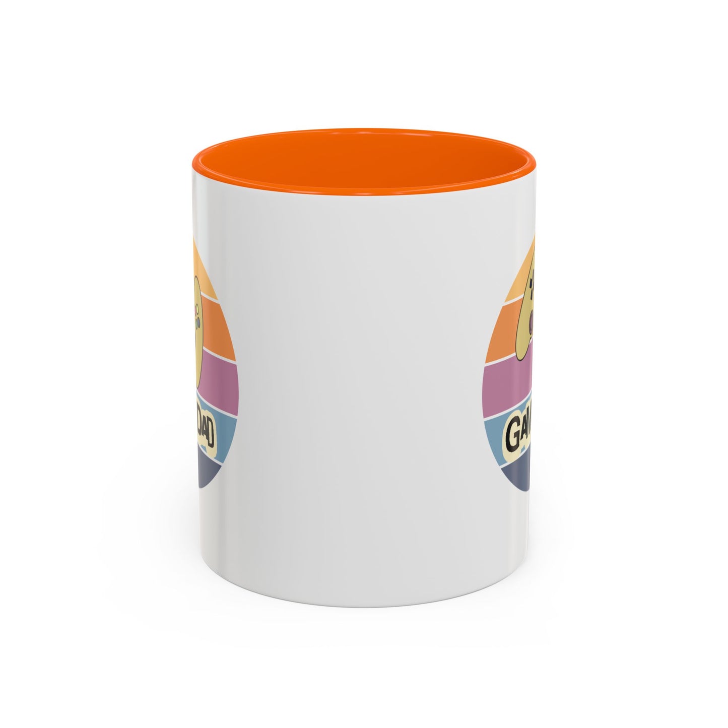 Gamer Dad Coffee Mug — Retro Controller Accent Mug (11/15 oz)