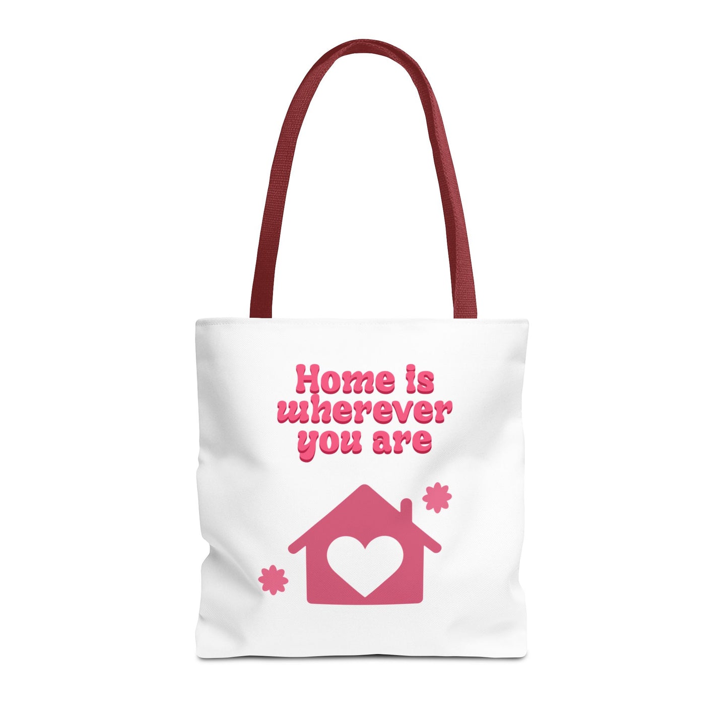 Valentine Love Tote Bag — Romantic Heart Print