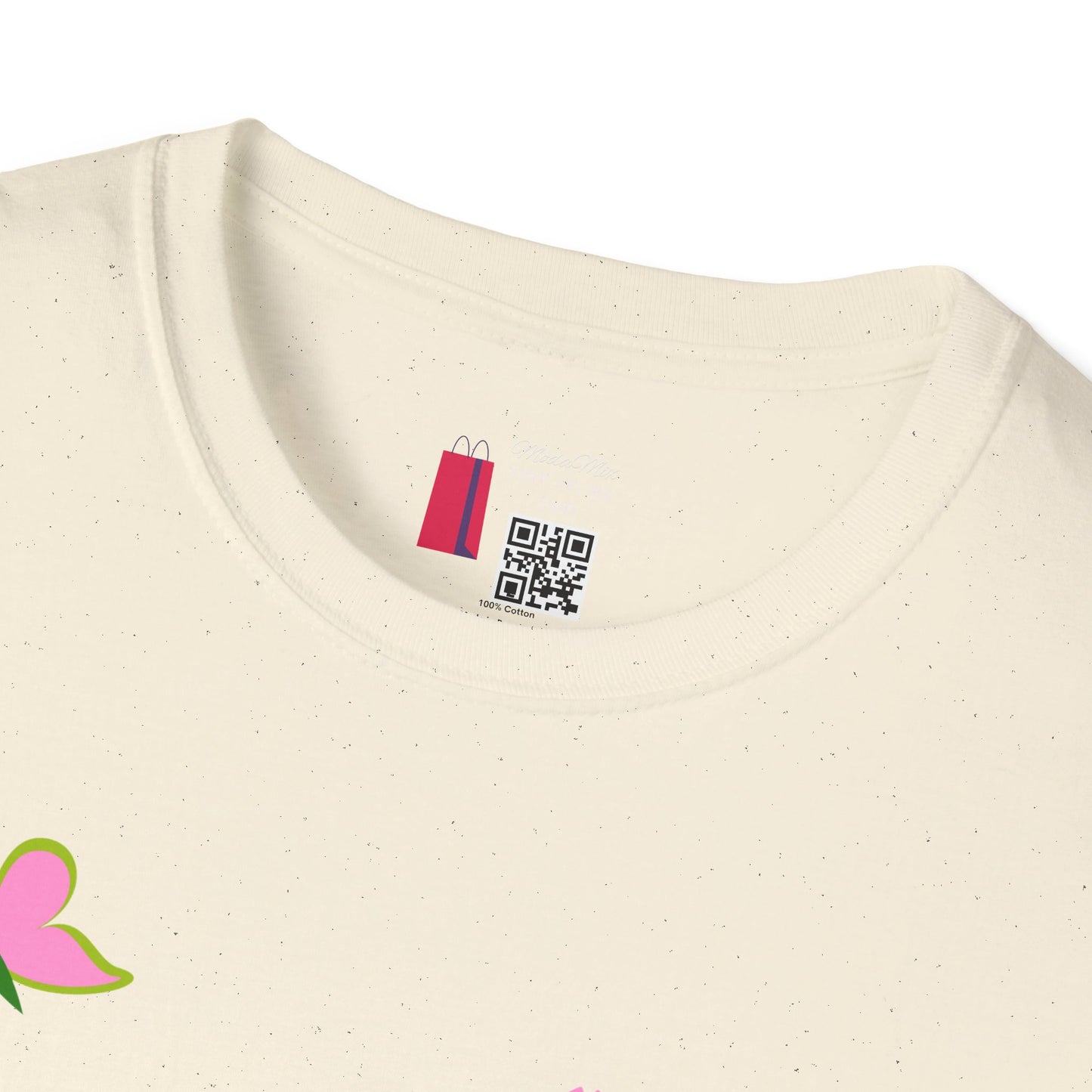 T-Shirt — "You Make Me Happy" Pink Floral Cotton Tee