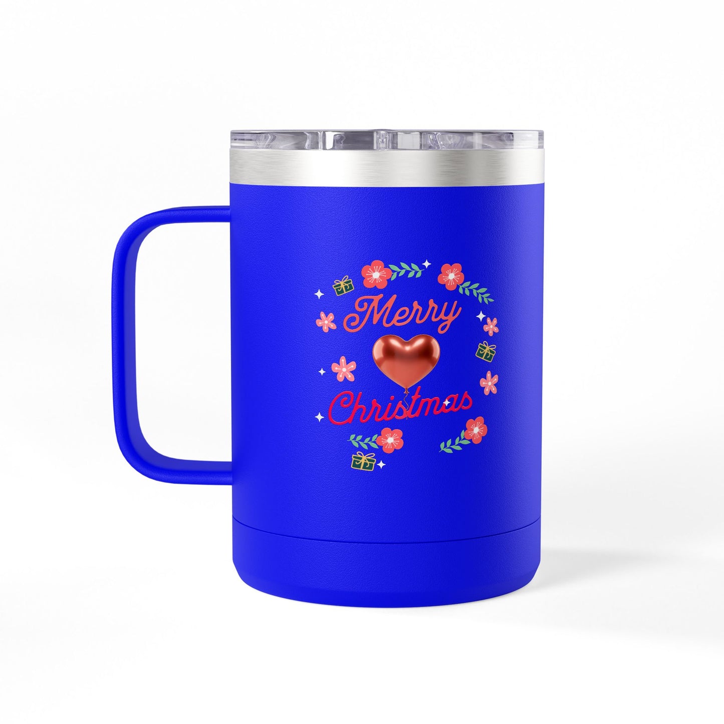 Christmas Coffee Mug Tumbler, 15oz