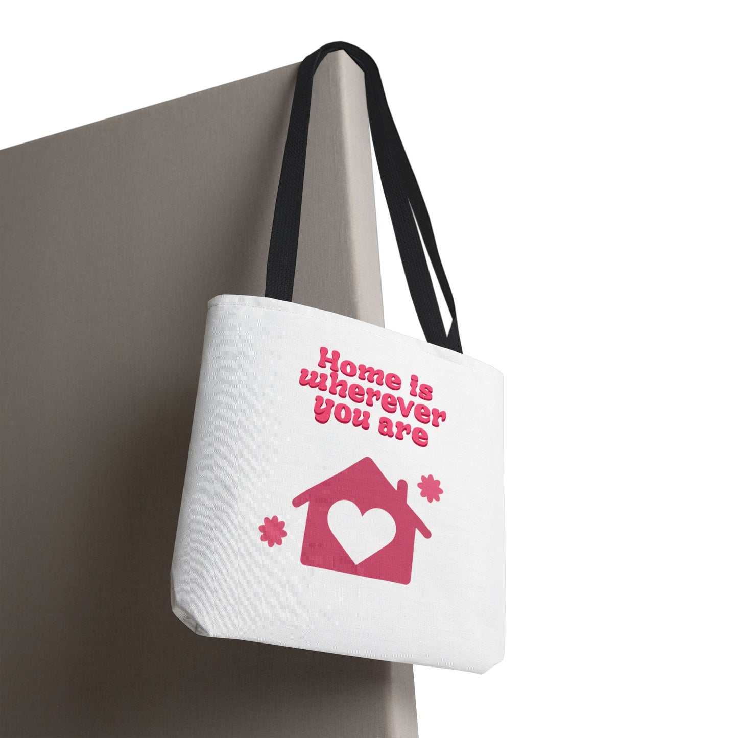 Valentine Love Tote Bag — Romantic Heart Print