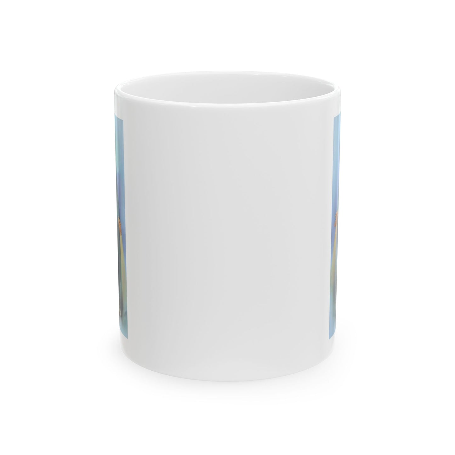 Ocean Sunset Ceramic Mug — Tranquil Coastal Art Coffee Cup (11oz / 15oz)