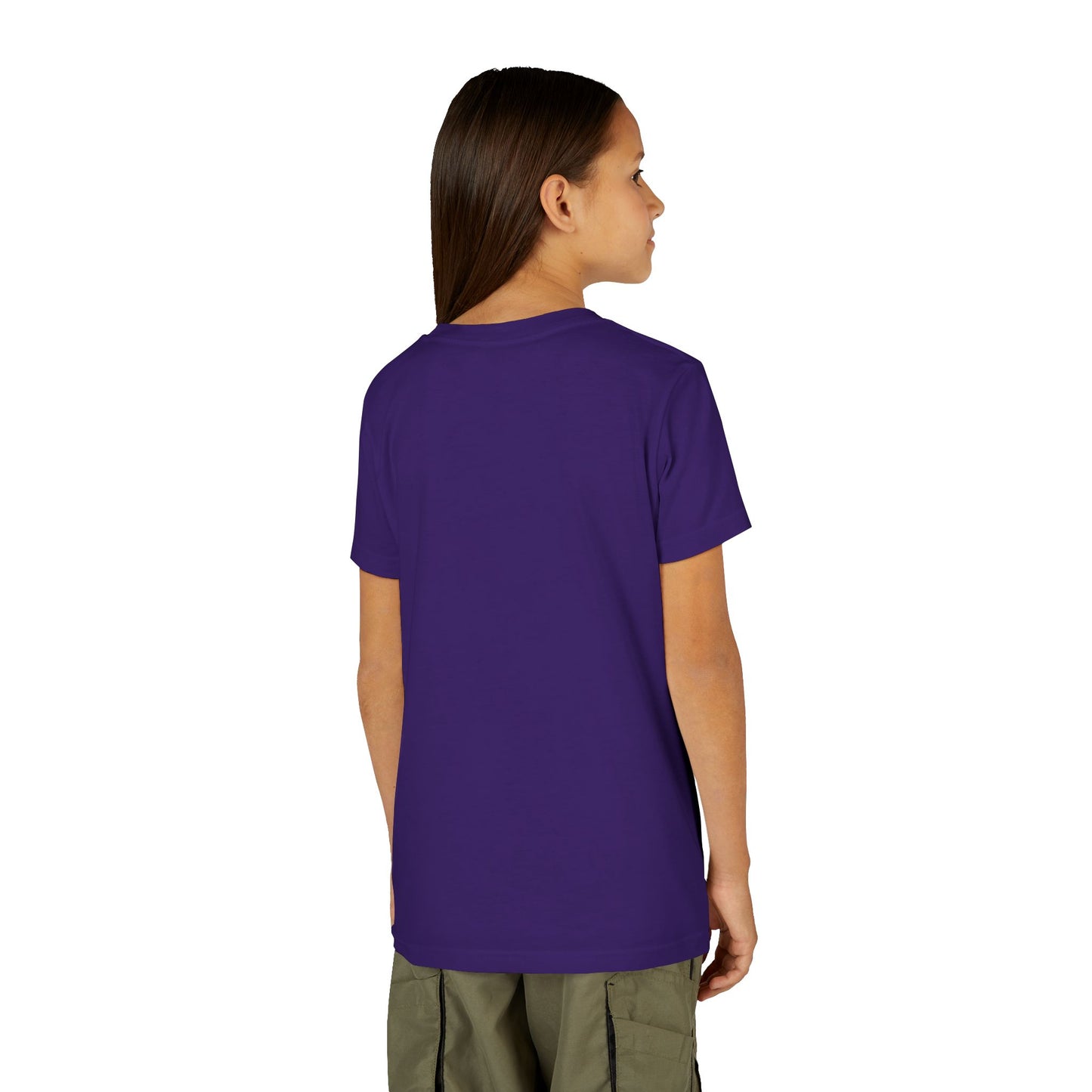 Youth Rainbow Tee — Cute Smiling Clouds & Rainbow Kids Shirt
