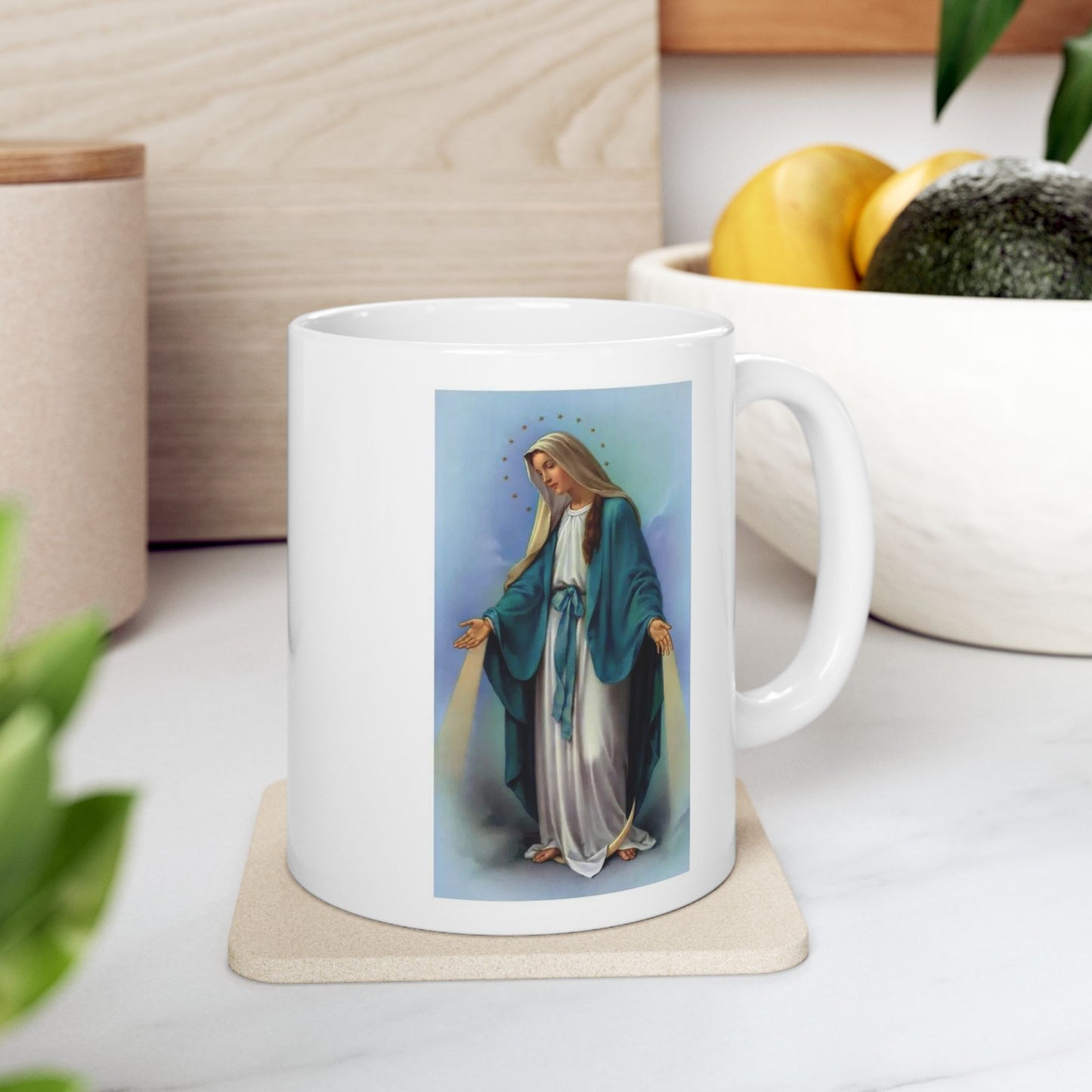 Ocean Sunset Ceramic Mug — Tranquil Coastal Art Coffee Cup (11oz / 15oz)